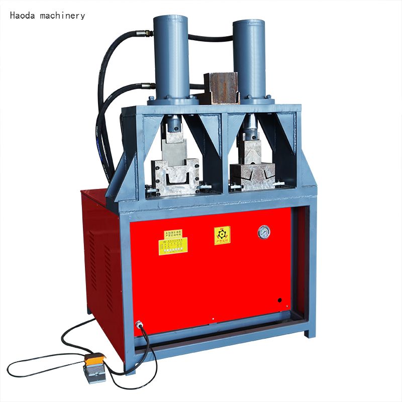 Channel steel cutting and punching machine