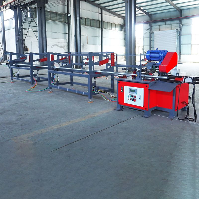 Fully automatic round tube rolling cutting machine