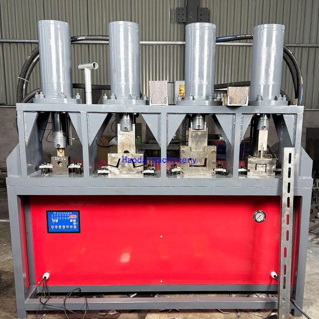 Customizable Hydraulic Punch & Shear: Arc - Cutting for Metal Tubes & Angle Iron Slotting