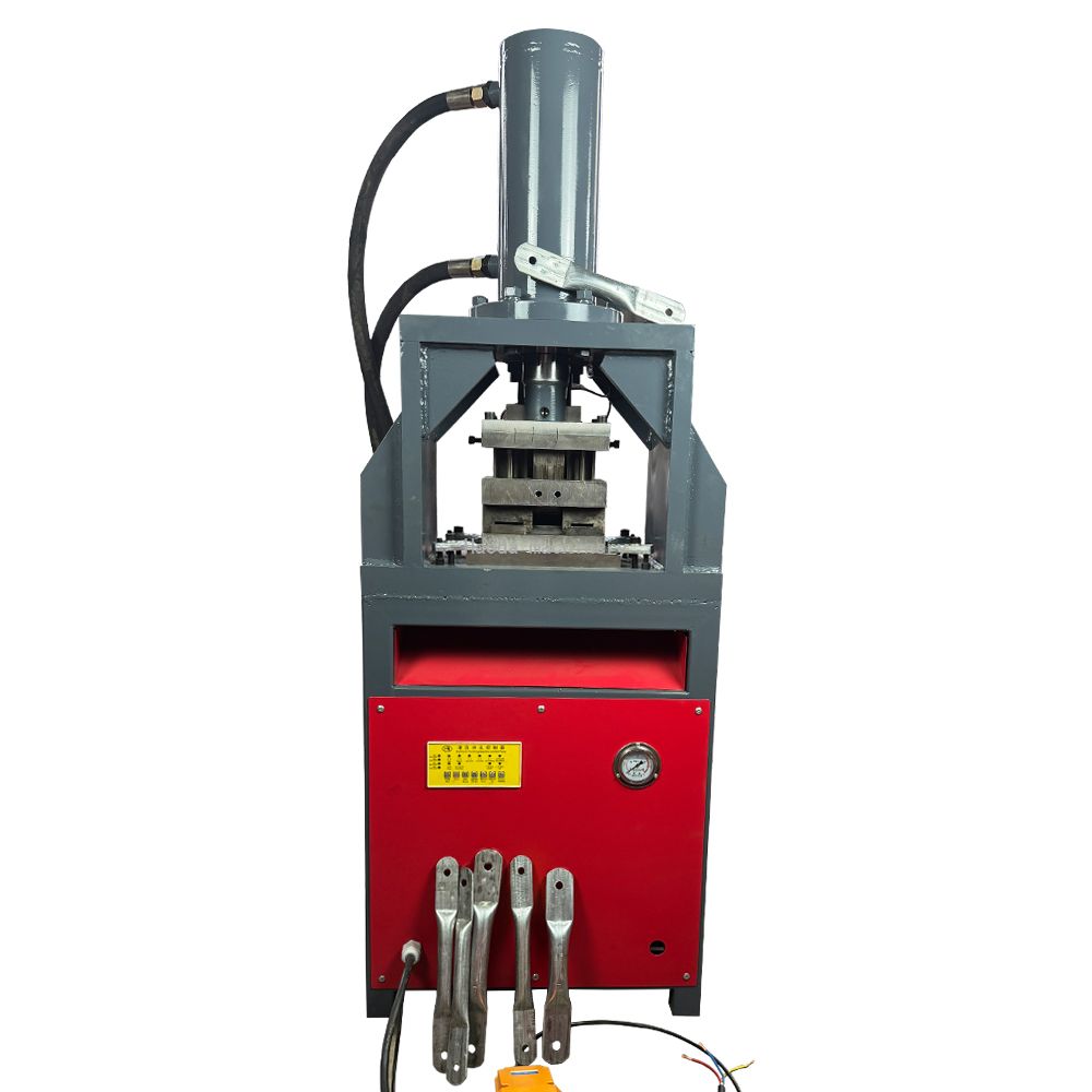Hydraulic Punching Machine for Flattening & Arc Cutting Metal Tubes | Custom Solutions 