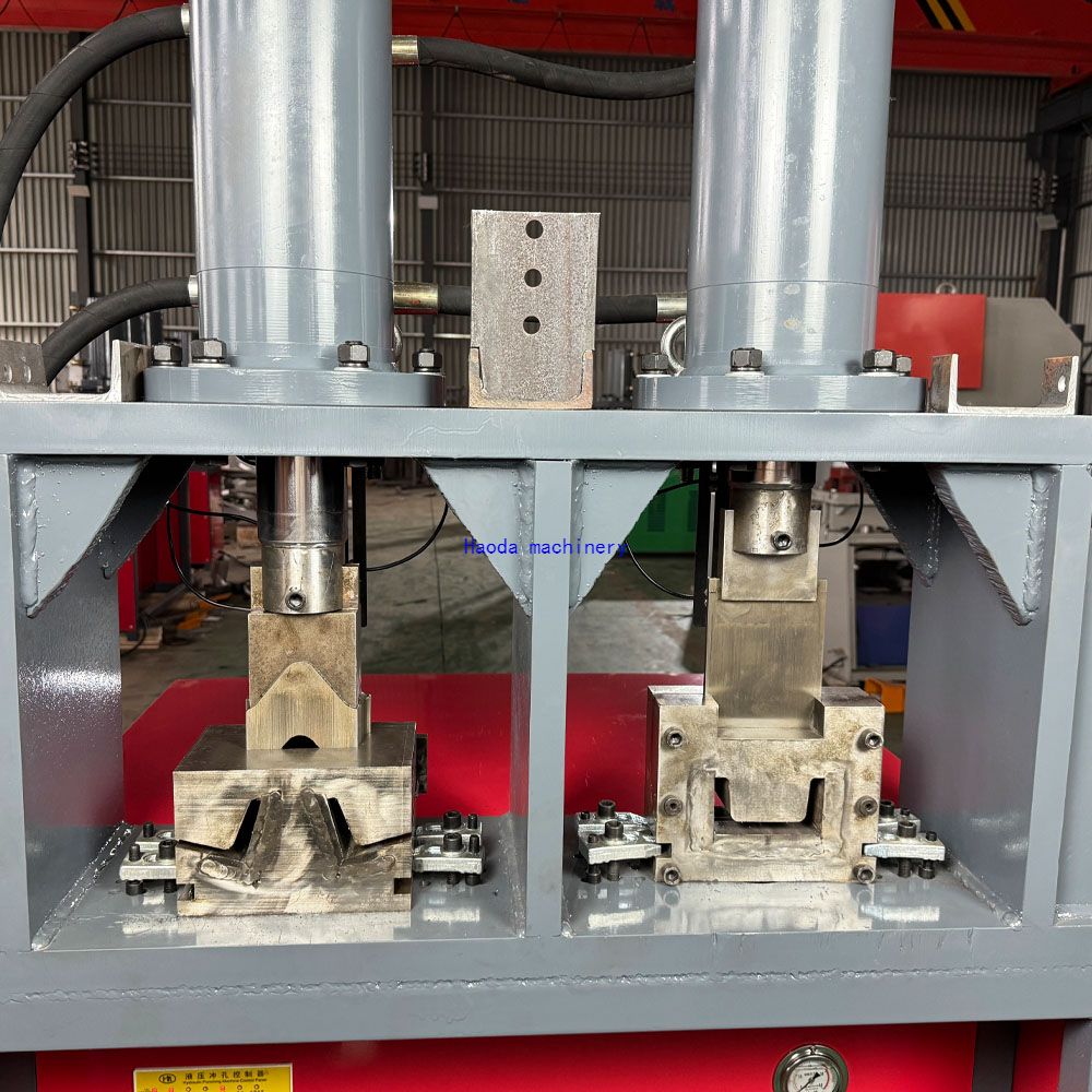 Custom Hydraulic Punch Shear: Precision Channel Steel Cutting & Tenon Processing