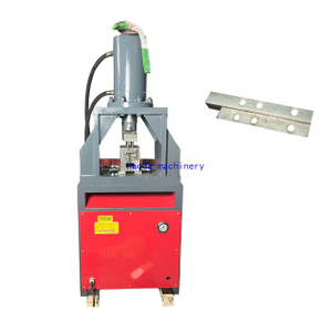 Custom Hydraulic Punching Machine: 3 - Hole Angle Iron Punching in One Operation
