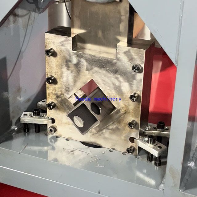  Three - Station Hydraulic Square Tube Cutting Ironworker (Custom Molds Available)