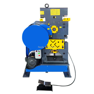 Blue multifunctional punching and shearing machine metal cutting machine