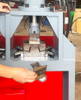 Channel steel shearing and punching machine