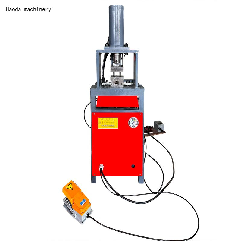 Flat iron punching machine